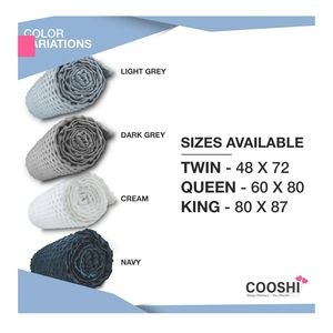 cooshi Bedding | Plush Cooshi Weighted Blanket Cover In White | Poshmark